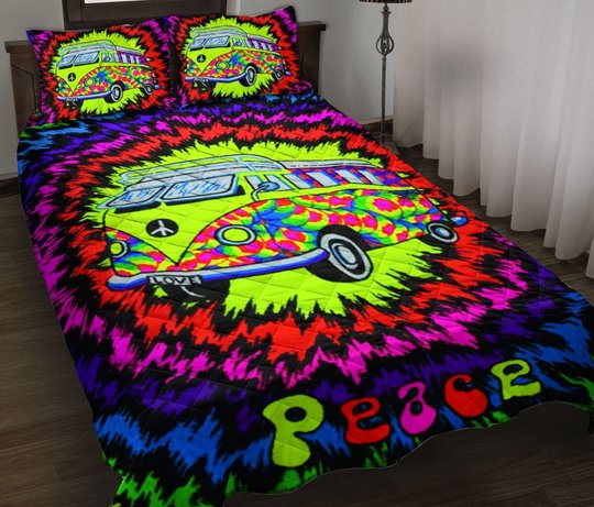MHEHIP106 HIPPIE Quilt Bed Set