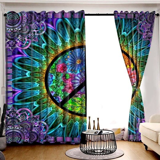 DIWA011-Hippie WINDOW CURTAINS - Rug
