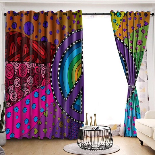 MHWHIPP103 HIPPIE WINDOW CURTAINS
