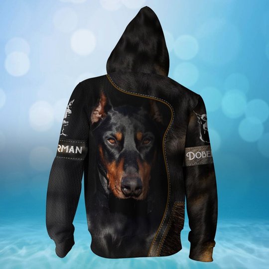 CHTD2004 Doberman Personalized 3D HOODIE