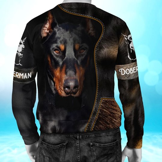 CHTD2004 Doberman Personalized 3D HOODIE
