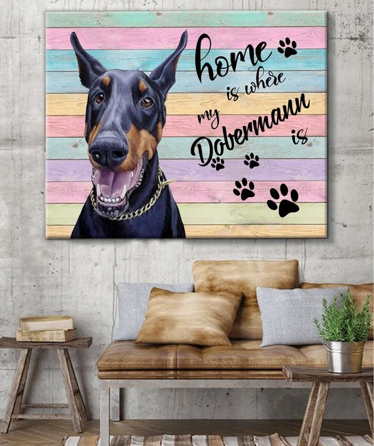 CHD0121 Dobermann Matte Canvas
