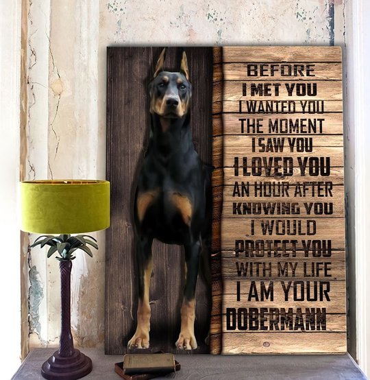 CHD0106 Dobermann Matte Canvas
