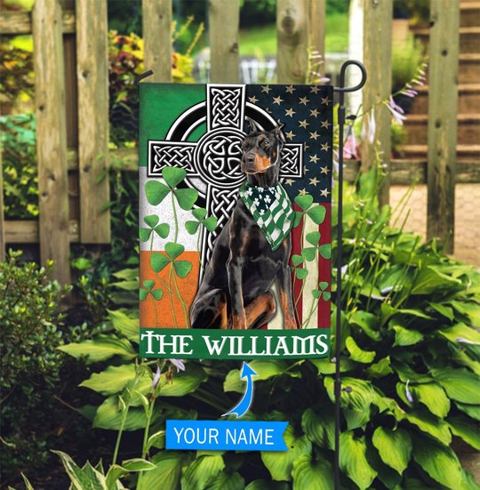 DIF2009-Doberman Personalized Flag