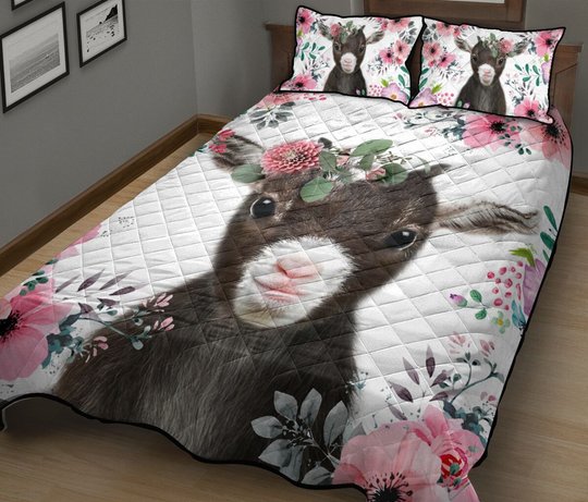 BIE20080309 Goat Flower Quilt Bed Set