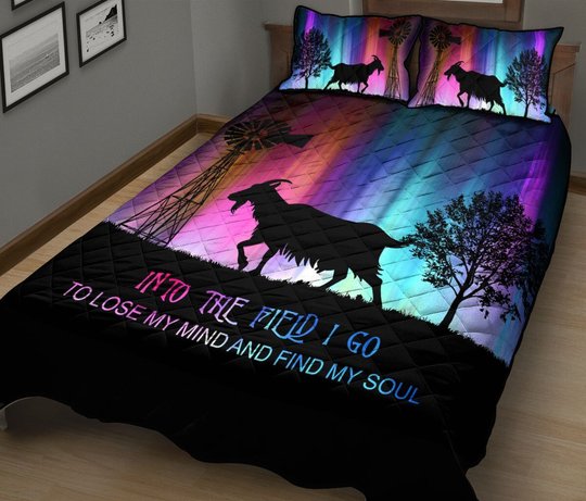 BIE20080110 Goat Into The Field 1 Quilt Bed Set