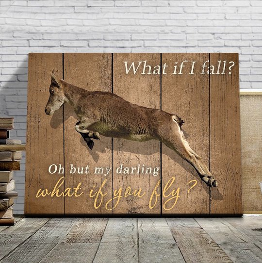 BID20080307 Goat What If You Fly Matte Canvas