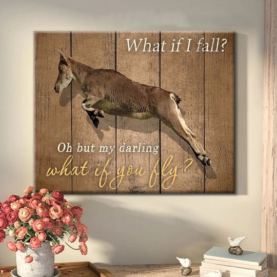 BID20080307 Goat What If You Fly Matte Canvas