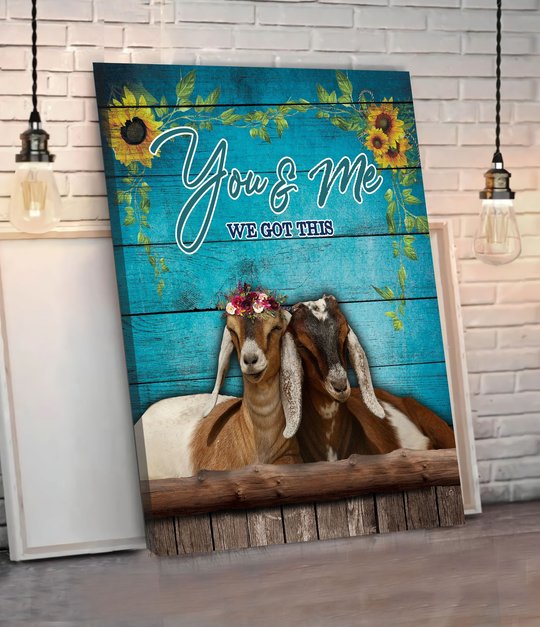 BID20080301 Goat You and Me We Got This Matte Canvas