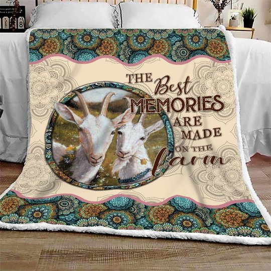 TUQ5003 TUE5003 Goat Quilt Bed Set & Quilt Blanket