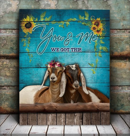 BID20080301 Goat You and Me We Got This Matte Canvas