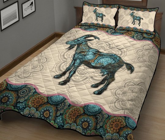 BIE20071402 Goat Quilt Bed Set