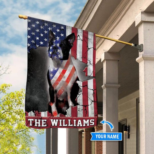THF0275 Boston USA Personalized Flag