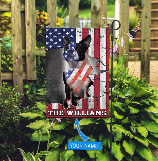 THF0275 Boston USA Personalized Flag