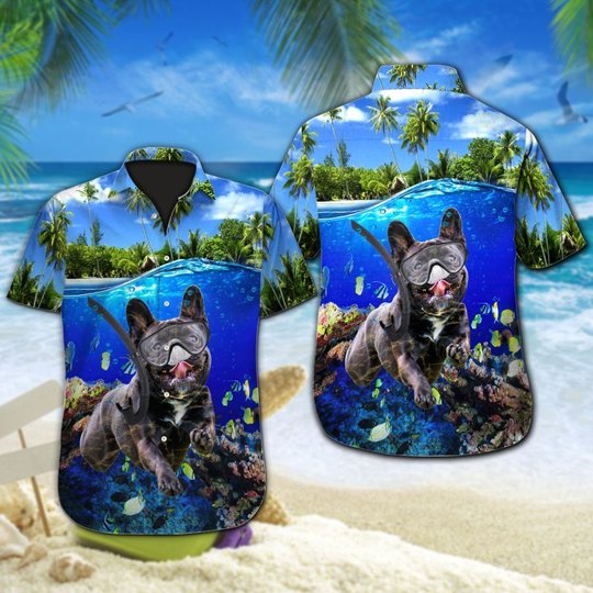 DIODOG2207003-DIODOG2207003-French bulldog Diving-Men-Women Set