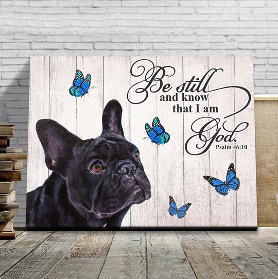 THD0149 French Bulldog Matte Canvas
