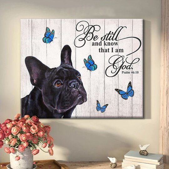 THD0149 French Bulldog Matte Canvas