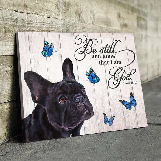 THD0149 French Bulldog Matte Canvas