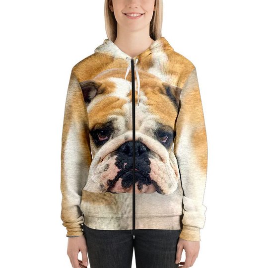 CHTL0114 Bulldog 3D HOODIE