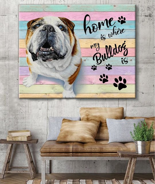 CHD0119 Bulldog Matte Canvas