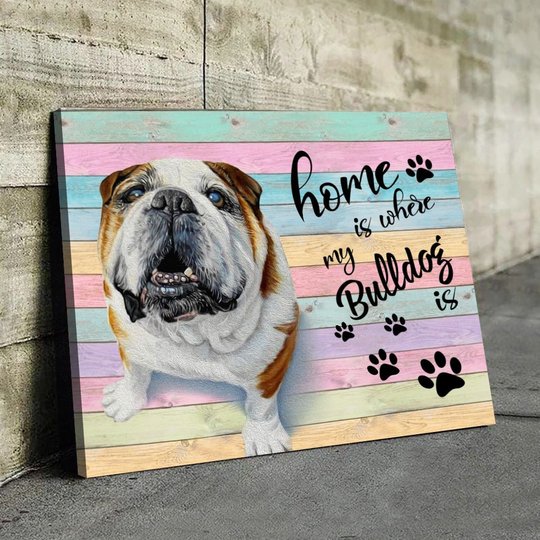 CHD0119 Bulldog Matte Canvas