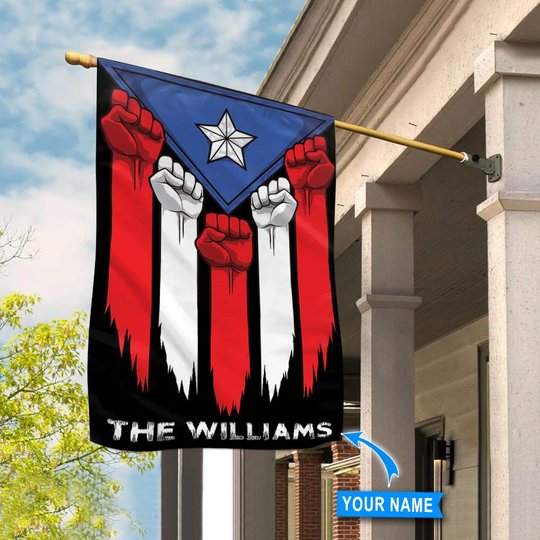 THF20070841 Puerto Rico Personalized Flag