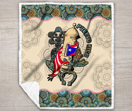 DIE1108003-DIQ1108003-PUERTO RICO- Quilt Bed Set & Quilt Blanket