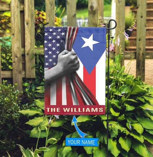 THF20063005 Puerto Rico Personalized Flag