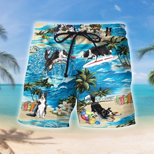 Border Collie Hawaii Men-Women Set THT20071701-THO20071701