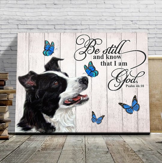 THD0122 Border Collie Matte Canvas
