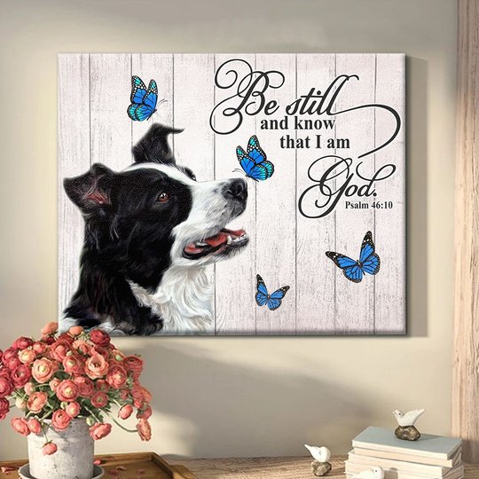 THD0122 Border Collie Matte Canvas
