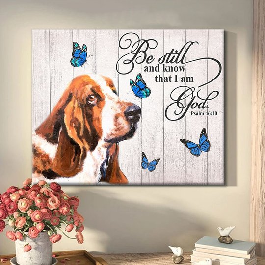 THD0119 Basset Hound Matte Canvas