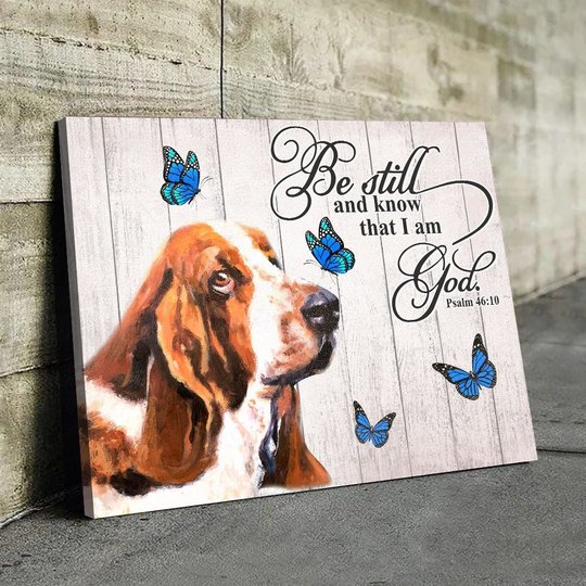 THD0119 Basset Hound Matte Canvas