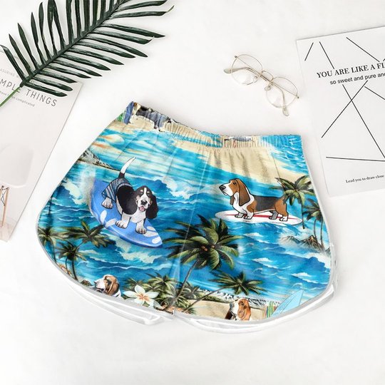 Basset Hound Hawaii Men & Women Set THT20072801-THO20072801
