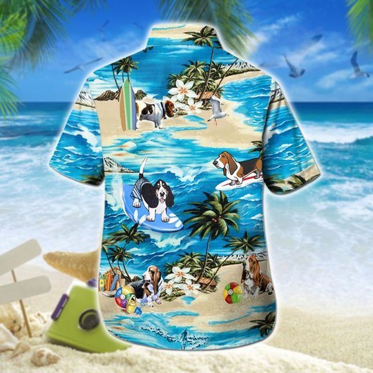 Basset Hound Hawaii Men & Women Set THT20072801-THO20072801