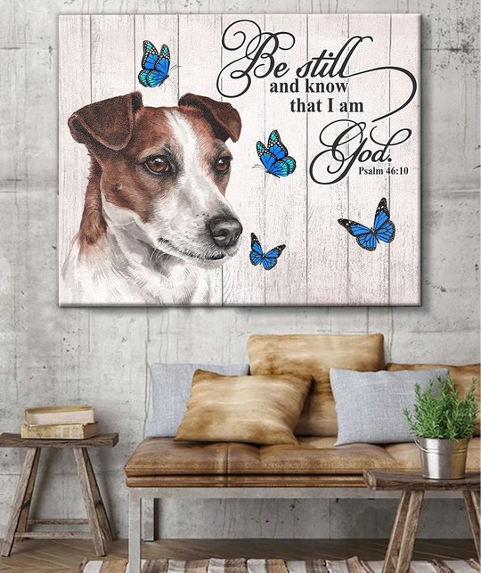 THD0115 Jack Russell Terrier Matte Canvas