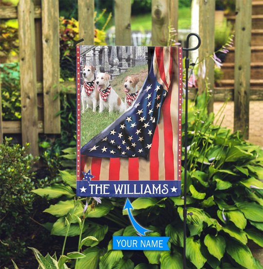 CHF0210 Jack Russell Terrier Personalized Flag