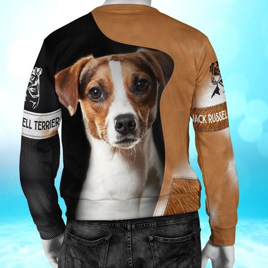 CHTD2006 Jack Russell Terrier Personalized 3D HOODIE