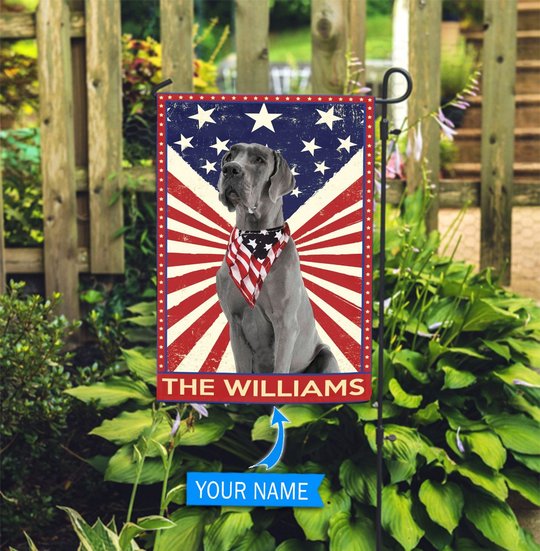 DIF3022-Great Dane Personalized Flag
