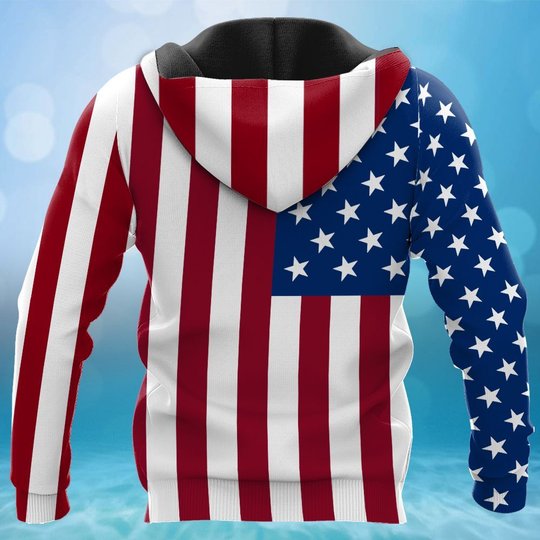 BIT0405 Newfoundland Opened Flag USA 3D HOODIE