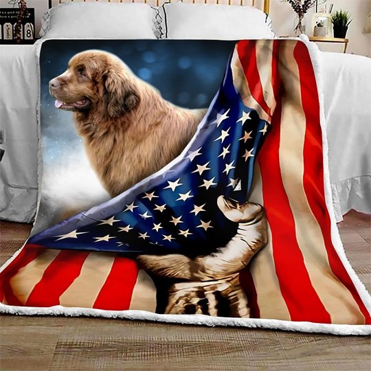 THQDOG54003 Newfoundland Quilt Blanket