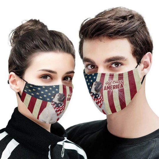 THM20072429 Pug God Bless Face Mask