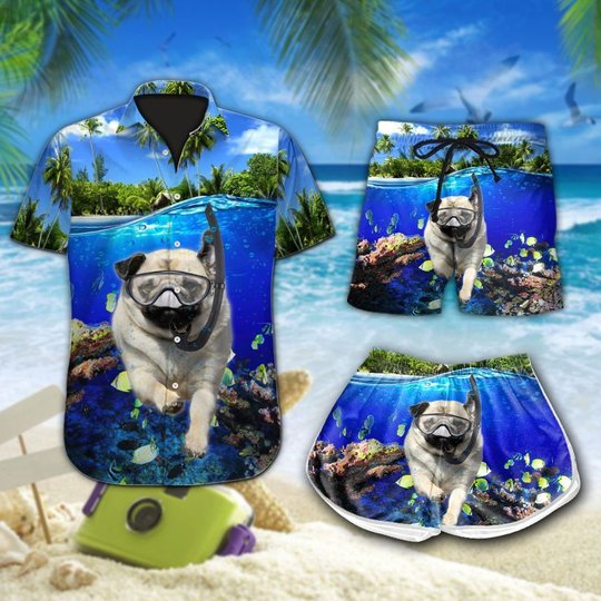 DIODOG2707002-DITDOG2707002-PUG Diving-Men-Women Set