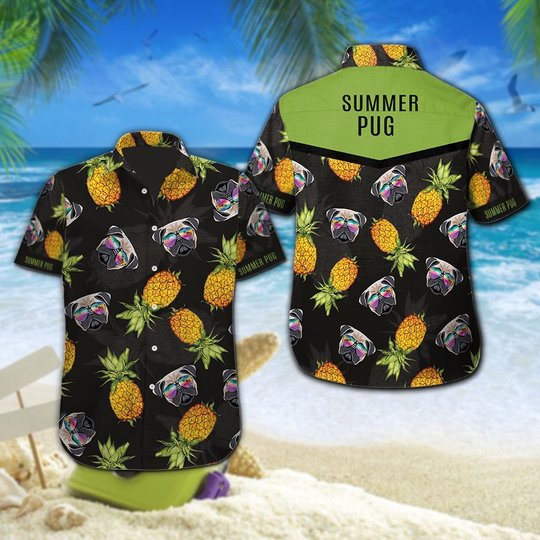 MHTCHO1008 - MHOCHO1008 Summer Pug Hawaii Set
