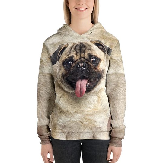 CHTL0116 Pug 3D HOODIE