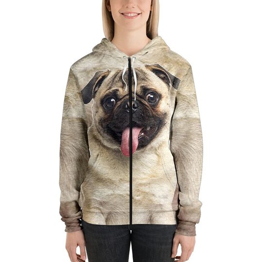 CHTL0116 Pug 3D HOODIE