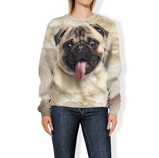CHTL0116 Pug 3D HOODIE
