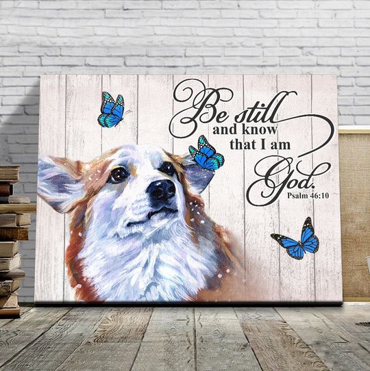 THD0106 Corgi Matte Canvas