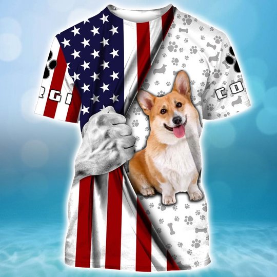 DITDOGF2002 Corgi 3D HOODIE