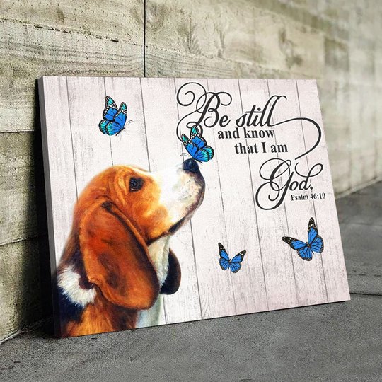 THD0145 beagle Matte Canvas